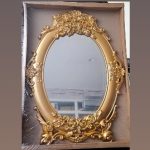 AYNA GÜL MOTİFLİ OVAL 47X 62