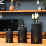 SAKLAMA KABI METAL 3 LU SET -AĞAÇ